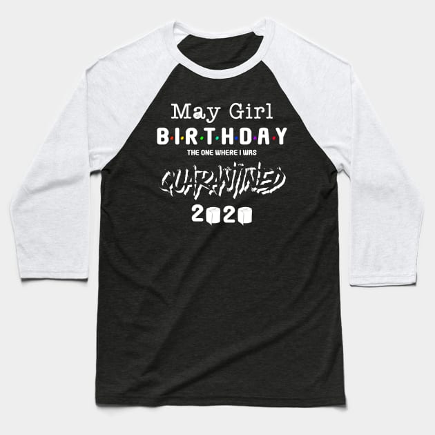 may girl birthday 2020 Baseball T-Shirt by Your Design